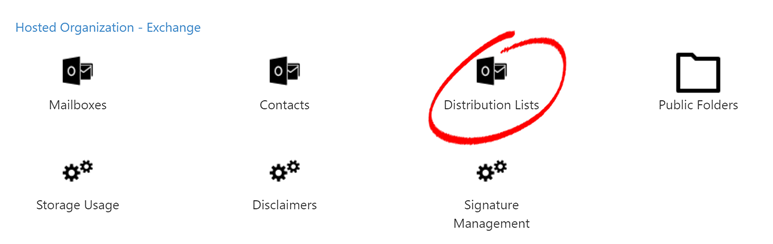 Distribution List Management